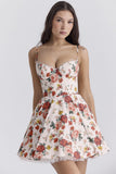 Women's Summer New Sexy Sling Wrapped Breast Fluffy Dress High-End Temperament Mesh Lined