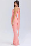 Corset And Bodycon Maxi Skirt With Neckerchief Set-Outfit