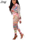 African Print Two Pieces Pant Set Womens Button Up Top And Long Pants Suits Matching Sets Two Piece
