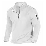 And Autumn 2025 Men's T-Shirt Outdoor Zipper Pocket Long-Sleeved