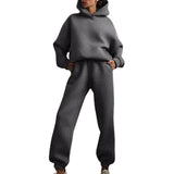 And Winter Women's Casual Fashion Thick Long-Sleeved Trousers Two