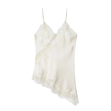 Women's 2025 Summer New Fashion Sexy Lace Decoration Underwear Blouse