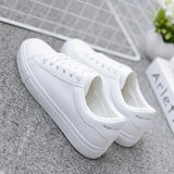 New Small White Shoes Female Korean Version Of Students With Flat Shoes Flat Sports Leisure Round Head Flat Women's Single