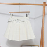Autumn And Winter New Coarse Flowers Of The Hundred-Fold Skirt Pink Skirt High Waist Slim Skirt A Word Anti-Light Skirt