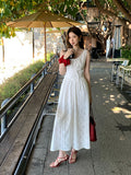 Xixi 13 Lines 2025 Summer New Elegant Temperament Embroidered High-Rise Thin Dress Dress Women
