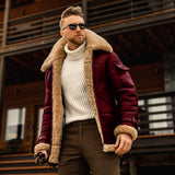 Fur One Men's Coat Thick Imitation Leather Jacket Autumn And