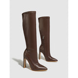 Naked Boots Temperament Sharp High And Long Boots And Thin Knight