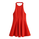 New Wave Swing Hanging Neck Dress