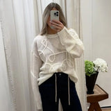 Knit Swirl Sweater-Outfit