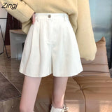 Women Autumn College Friends Simple Pure Corduroy New Arrival Mujer Cozy Design Casual Fashion Basic Feminino Ulzzang