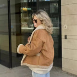 Burst Women's Fur Coat Collar Loose