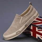 New Trendy Shoes Men's Canvas Shoes Spring And Autumn Leisure Old Beijing Cloth Shoes Lazy One Foot Pedal Shoes