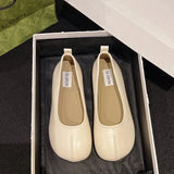 Single-Shoe Women In The Summer Of 2025 New Ugly Soft-Soled Retro Granny Shoes Pregnant Women's Pedal Beans