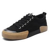 The Autumn Of 2025, The New Men's Shoes Korean Version Of The Small Luxury Trend Casual Men's Canvas Shoes Flat Lace Shoes Men's Men's