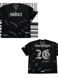 Web English AEEEZ Jersey Digital V-Neck T-Shirt Fashion Street Men And Women Leisure Sports Short