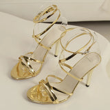 Summer New French Fine Sandals Fairy Wind Heel High Heels With Women's