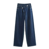 Women's INS Burst Fashion Double Trousers High-Rise