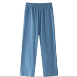 Women's INS Explosion And Type-Singed Pajamas Pants