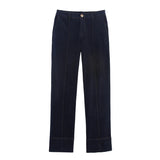 Women's Explosion Stimress Jeans Sleeve Shirt + Horned Jeans