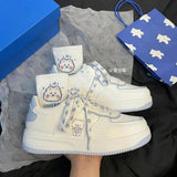 Small White Shoes 2025 New Female Spring And Autumn Students Set Women's Shoes Casual Sports Thick-Soled Sports Board