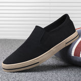 The Autumn Of 2025, The New Canvas Shoes Men's Lazy Men's Pedaling Men's Korean Version Of The Casual Old Beijing Board Shoes Men's
