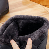 Boots Women Ankle Boots Cotton Fabric Femmes Bottes Plush Shoes Ladies Booties Waterproof Shoes Buty