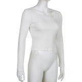 Lace Trim White Knit TopOutfit