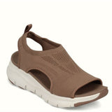 2025 Summer New Leisure Flying Hollow Fish Mouth Beach Women's Sports Sandals