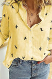 Fashion Cotton Linen Blouse Women Casual Vintage Buttons Long Sleeve Women's Shirts Female Clothing New Blusas
