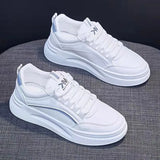 Surface Breathable Small White Shoes Women 2025 Summer New Korean Version Of Sports Casual Shoes With Thick Plate Shoes Women's