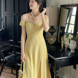 Women Summer Midi Dress Elegant Lady Party One Piece Clothes