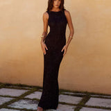 Beach Dress Sexy Knitted Bare Back Bli亮 Tight Bikini Shirt Sunscreen