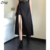 Skirts Women A-line Lace-up Summer Empire Ins Hepburn High Street BF All-match Design Korean Fashion Casual Sexy