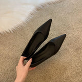 Tip Light-Mouthed Work Shoes Small Leather Shoes Women's Low-Heeled Women's Shoes Soft Soles Are Not Tired Women's Fashion Single