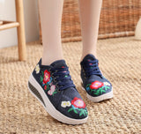 Zingj Shoes, Sports Shoes Casual Shoes Students Canvas Shoes Girl Shoes A Foot Pedal Embroidered Cloth