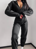 Knitted Qiu Force Spleet Machine Wind Solid Zipper Sports With Hat Repair Sexy Autumn And Winter