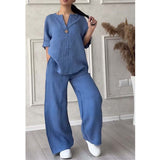 And Autumn 2025 New Women's Fashion Pure Cotton And Cotton Casual Set