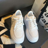 Hong Kong Style Design Retro Thick-Soled Shoes Children's New Chic Original Small White Shoes Casual Bread