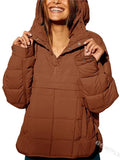 Autumn And Winter New Fashion Loose Long-Sleeved Hooded Cotton Jacket Warm