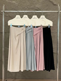 Xixi 2025 Summer New Temperament Commuting High-Waisted Half-Body Dress Design-Styleted Fishtail Skirt