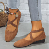 2025 New Large-Size Tip-Tloping Single Shoes Women's Bean Shoes Sports Casual
