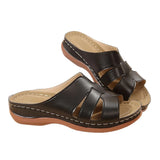 Spring And Summer New Large Size Women's Shoes Slippers Women's Slope And Fish Mouth Large Size Cool Slippers