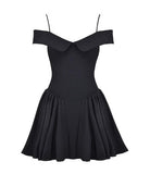 Summer New Sexy Shoulder Sling Dress Fashion Temperament Print Poneng Skirt Dress Dress Dress Dress Dress