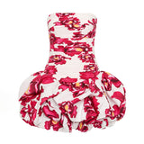 Holiday Style Pbbly Short Skirt 2025 Autumn And Winter New Out-Shoulder Folds Sexy Breast-Wearing Dress Woman