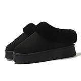 New Large-Size Snow Boots A Foot Pedaling High-End Warm Large-Size Women's Cotton Shoes Increase The Thick Bottom