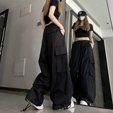 Zingj Wide Leg Casual Pants Female Hiphop Design Sense High Street Bundle Feet Loose Hot Girl Small Crowd Work