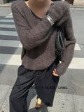 Xixi 13 Lines 2025 Autumn Black Label In Temperament Elegant Mare Knitted Sweater