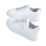 Version Of Fashion Small White Shoes Women 2025 Summer New College Style Shoes Loose Cake Thick-Soled Casual