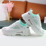 Dad Shoes Women In The Tide Of Spring And Summer New Mesh Shoes Flat Bottom Light Hollow Breathable Net Shoes Women's