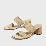 Selling Ladies Sandals Summer Refreshing Beach Holiday Fashion Casual Style Weaving Muller High